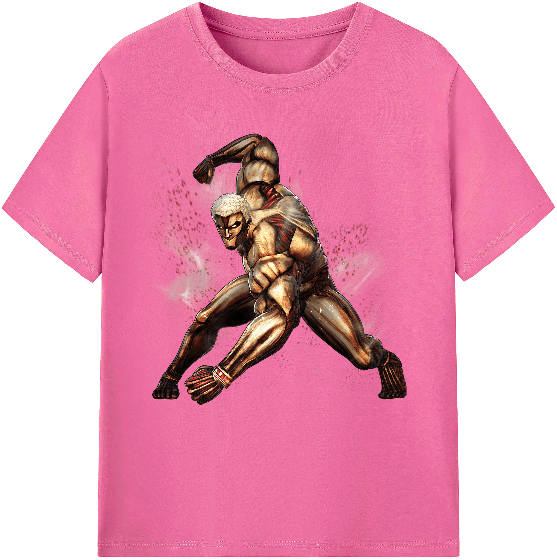 （画像用） 進撃の巨人 Attack on Titan レディースカジュアルプリントTシャツ（綿100％）